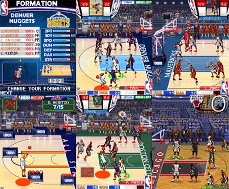 скриншоты java игры NBA Basketbol 