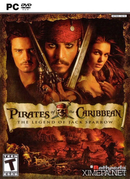 постер игры Pirates Of The Caribbean: The Legend Of Jack Sparrow