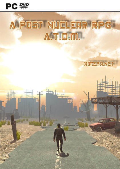 постер игры A Post Nuclear RPG A.T.O.M.
