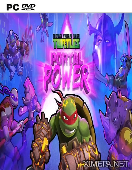 постер игры Teenage Mutant Ninja Turtles: Portal Power
