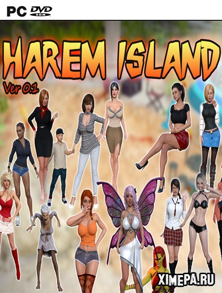 постер игры Harem Island Unofficial Ren'Py Version