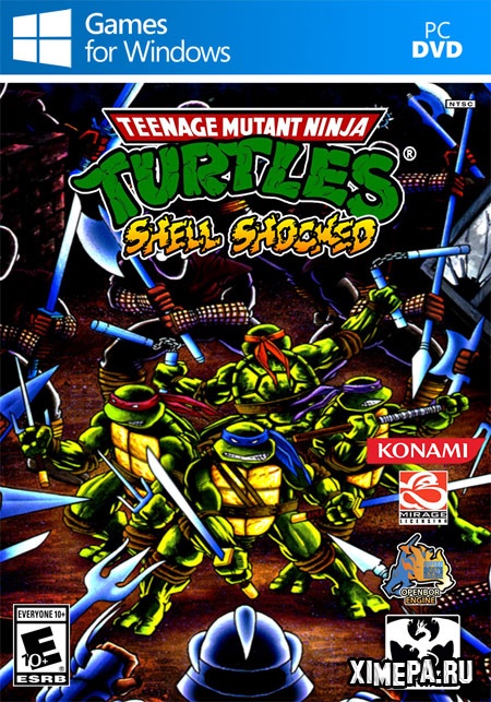 постер игры Teenage Mutant Ninja Turtles: Shell Shocked