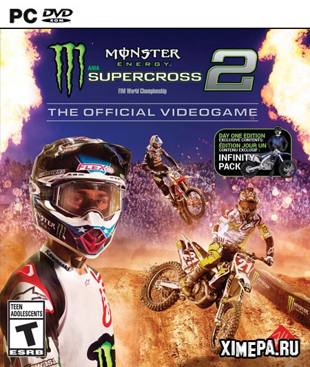 постер игры Monster Energy Supercross - The Official Videogame 2