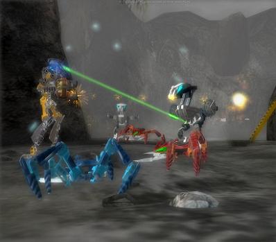скриншот игры Bionicle Heroes