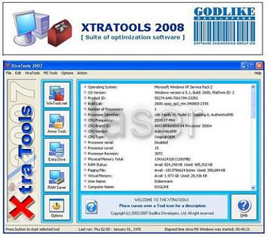 Скачать программу: XtraTools 2009 v5.0 Portable (рус)