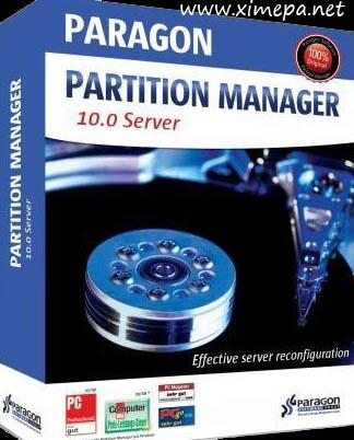 Скачать программу: Paragon Partition Manager 10.0 Server [BootCD]