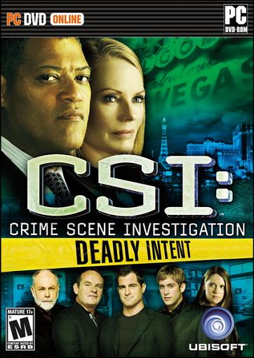 постер игры CSI: Смертельное намерение