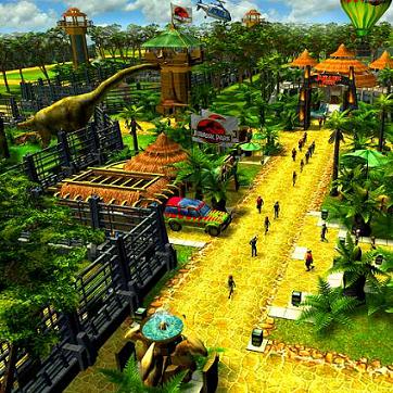 скриншот игры Jurassic Park: Park Simulations