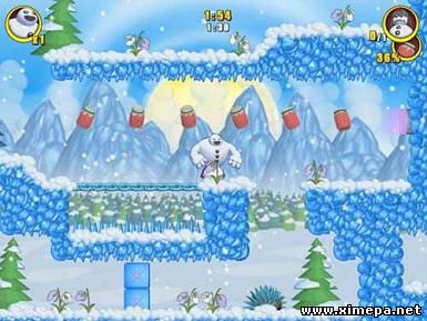 скриншот игры Пропавшие снеговики