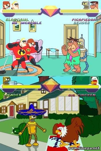 Скриншоты игры - Cartoon Fighters