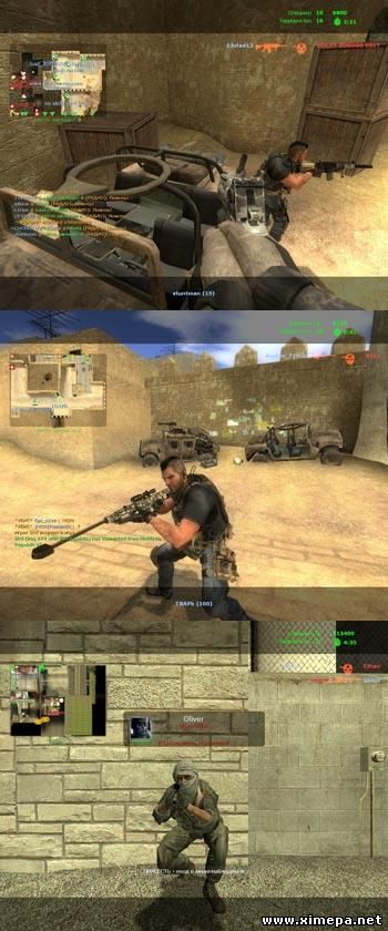 Скриншоты игры - Counter-Strike Source Modern Warfare MOD