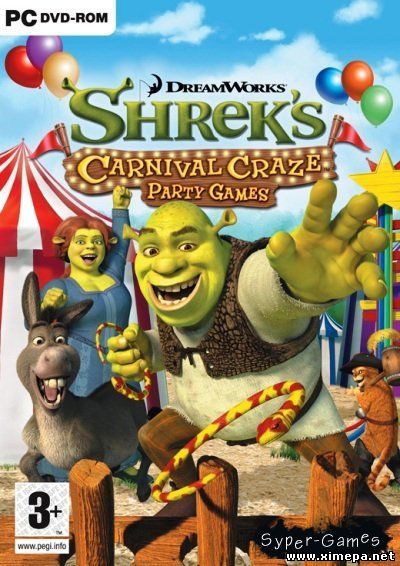 Скачать игру Shrek's Carnival Сraze бесплатно торент