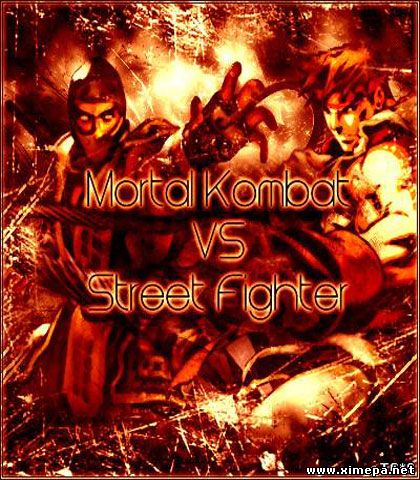 постер игры Кровавая битва VS Уличный боец