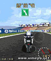 Скриншот java игры Мото гонки 3D