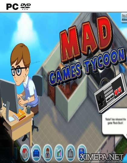 постер игры Mad Games Tycoon