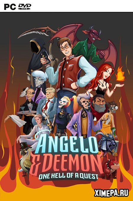 постер игры Angelo and Deemon: One Hell of a Quest