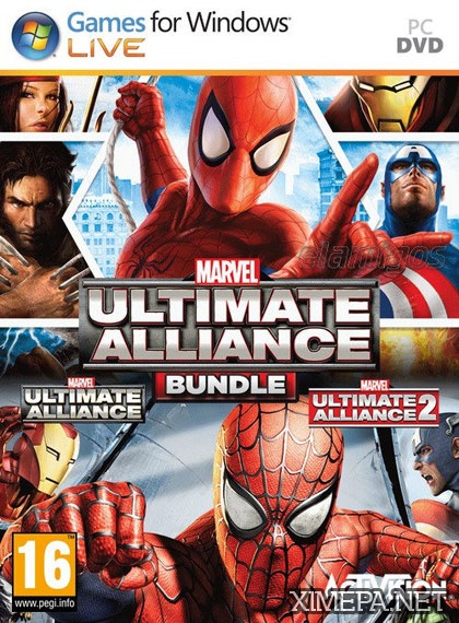 Скачать Игру Marvel: Ultimate Alliance Bundle (2016|Англ.