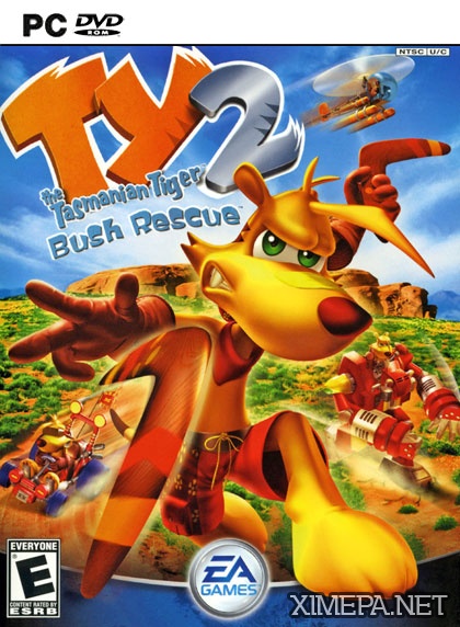 постер игры TY the Tasmanian Tiger 2