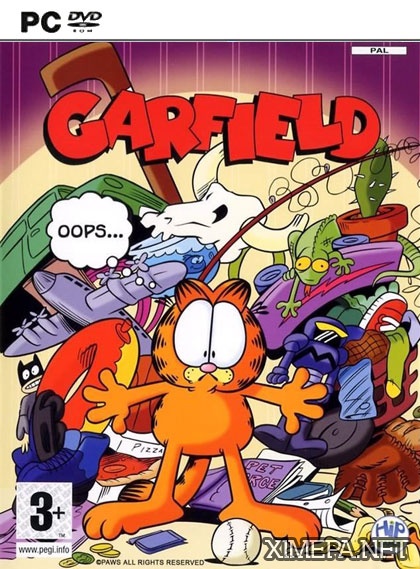 постер игры Гарфилд / Garfield 2004