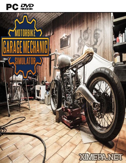 постер игры Motorbike Garage Mechanic Simulator