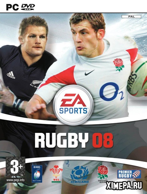 постер игры Rugby 08