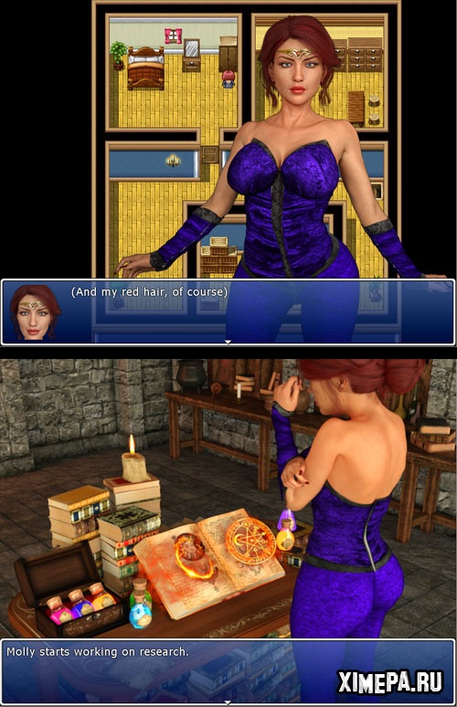 скриншоты игры Magical Girl Molly