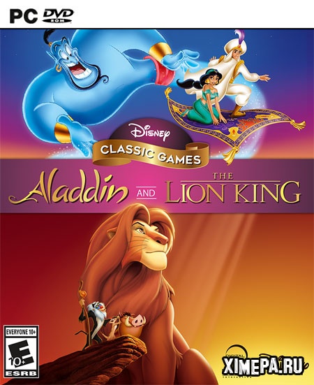 постер игры Disney Classic Games: Aladdin and The Lion King