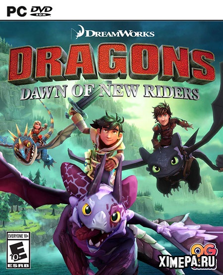 постер игры DreamWorks Dragons: Dawn of New Riders
