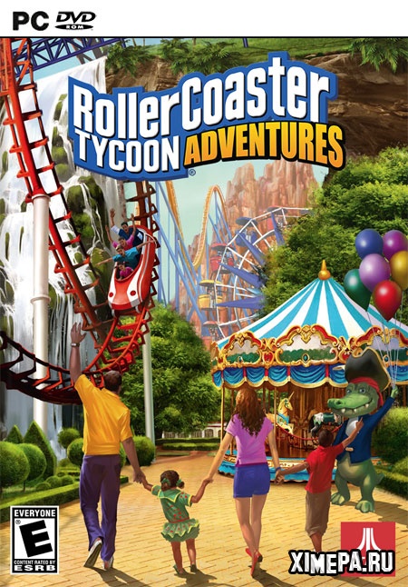 постер игры RollerCoaster Tycoon Adventures