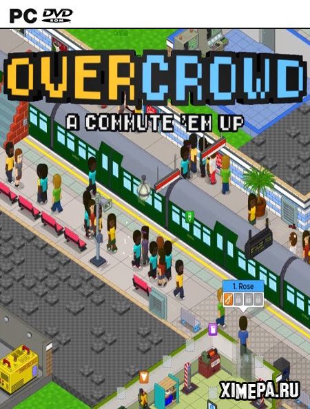 постер игры Overcrowd: A Commute 'Em Up