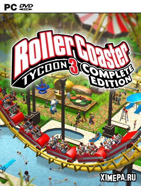 постер игры RollerCoaster Tycoon 3