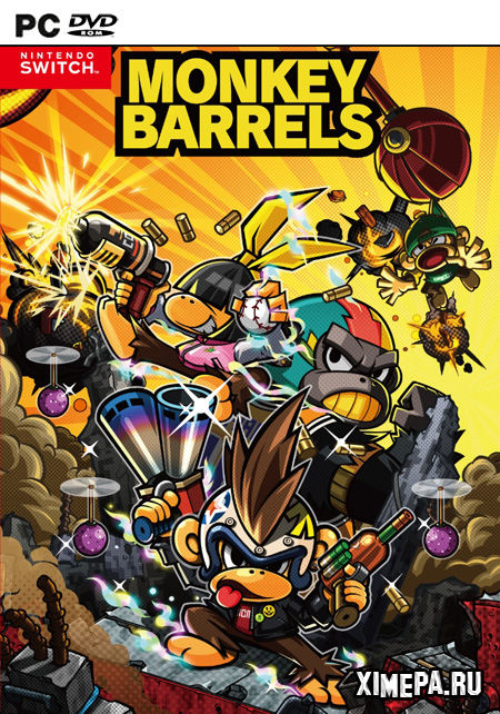 постер игры Monkey Barrels
