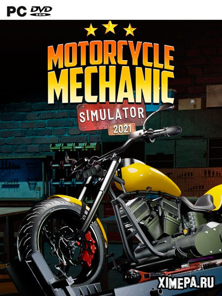 постер игры Motorcycle Mechanic Simulator 2021
