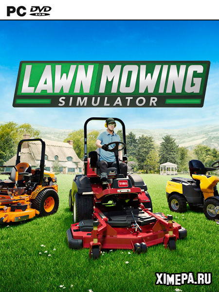 постер игры Lawn Mowing Simulator
