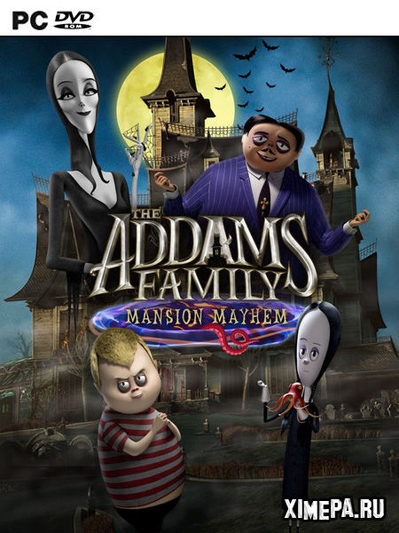 постер игры The Addams Family Mansion Mayhem