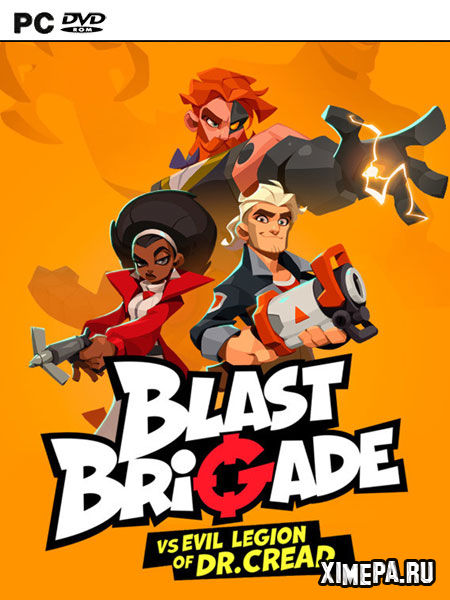 постер игры Blast Brigade vs. the Evil Legion of Dr. Cread