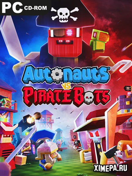 постер игры Autonauts vs Piratebots