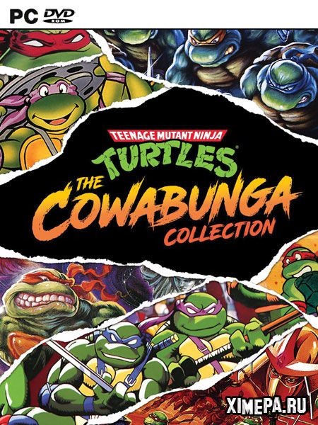 постер игры Teenage Mutant Ninja Turtles: The Cowabunga Collection