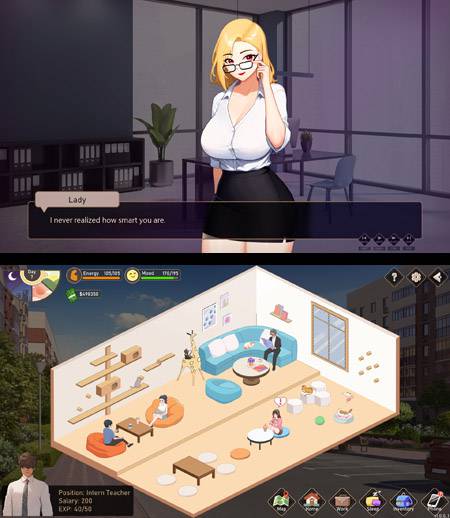 скриншоты игры Love n Life: Lucky Teacher